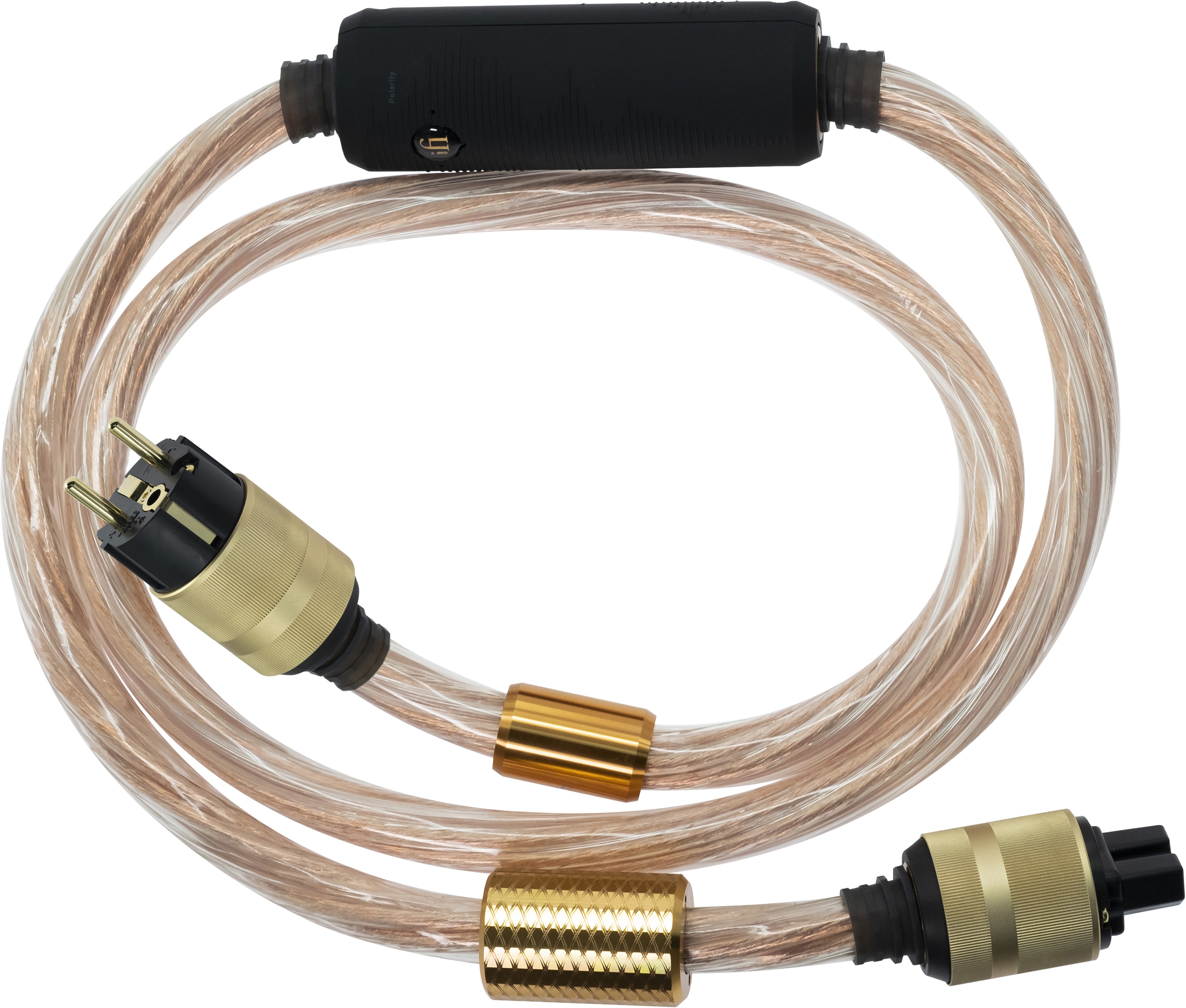 IFI AUDIO SUPAQUASAR Power Cable Schuko Type E/F to IEC C15 OFHC Copper Gold Plated 1.8m