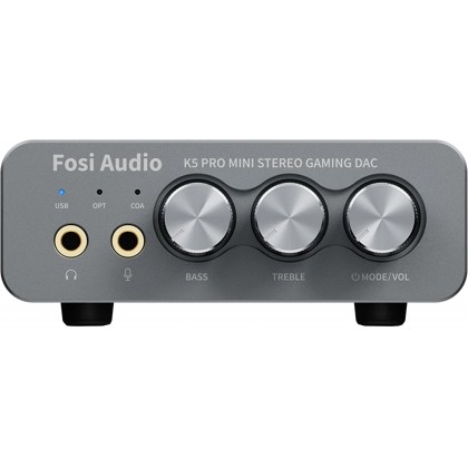 FOSI AUDIO K5 PRO DAC Headphone Amplifier NE5532 24bit / 192kHz