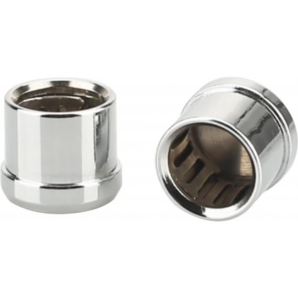 Male RCA Plug Cap Rhodium (Unit)