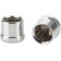 Male RCA Plug Cap Rhodium (Unit)