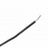 Fil de Câblage Monobrin Cuivre OFC Plaqué Argent Gaine PTFE 0.05mm² Ø0.5mm Noir