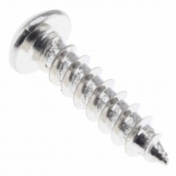 Wood Screws Truss Buttonhead Hex Socket BHC M6x25 Steel 8.8 Silver (x10)