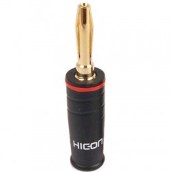 HICON Fiches Bananes HI-BM07 (Rouge) Ø 4.2mm