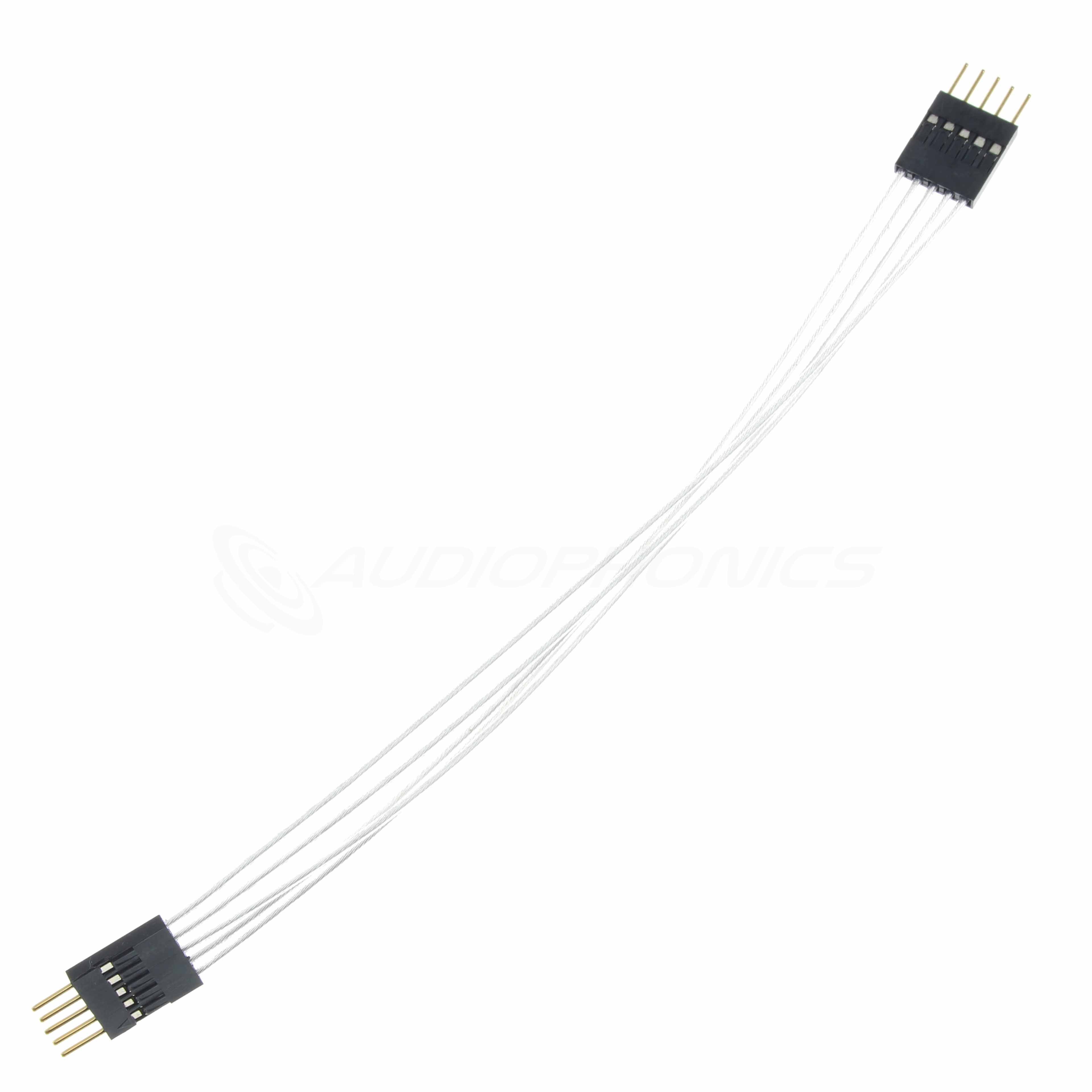Câble XH 2.54mm 5 Pins Mâle / Mâle Plaqué Argent 15cm