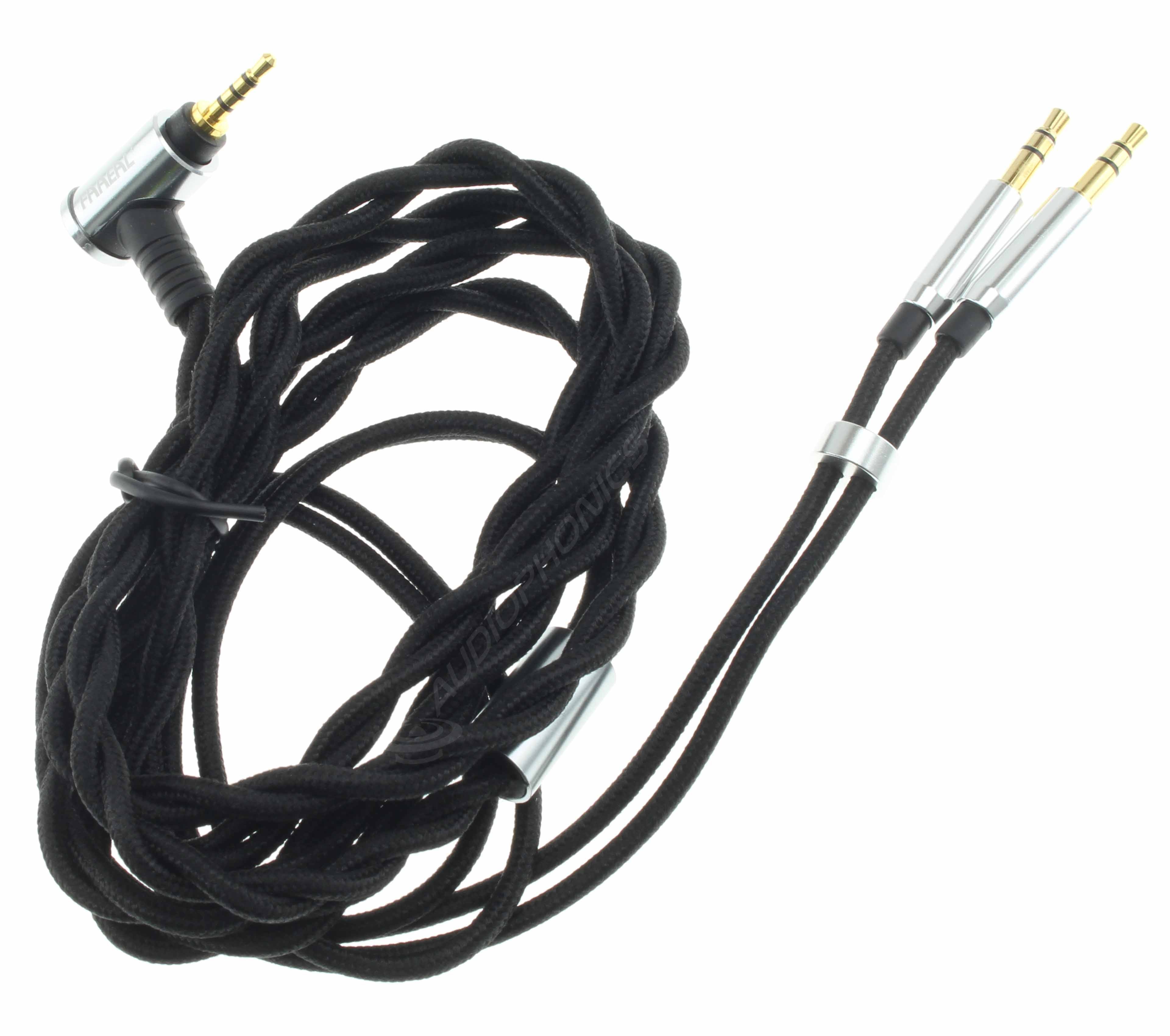 Câble Symétrique pour Casque Jack 2.5mm vers 2x Jack 3.5mm Cuivre OFC 1.5m