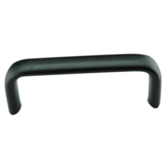 Black Aluminum Tubular Handle 98 × 35mm