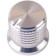 K038S Knob Solid Aluminum 17×16mm Ø6mm Silver