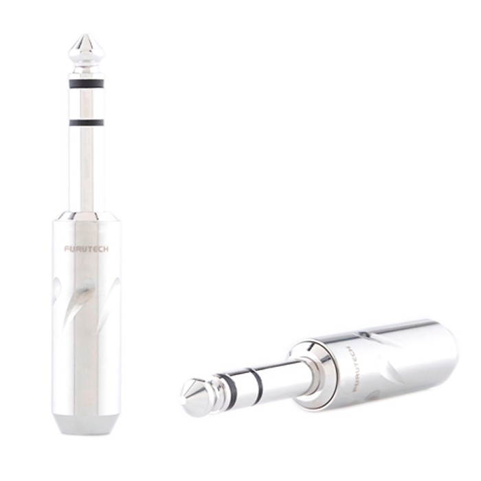 FURUTECH FT-763SM(R) Connector Jack 6.35mm Rhodium Plated Pure Copper Ø8mm (Unit)