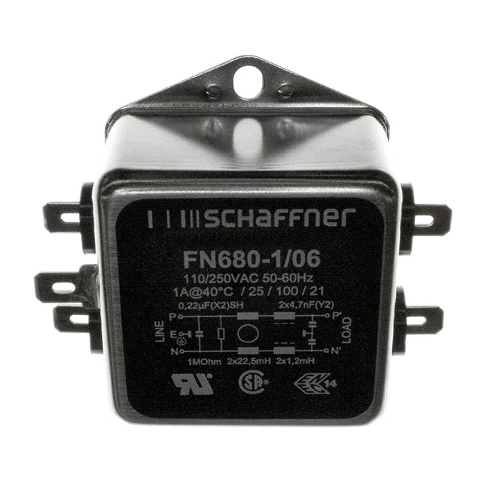 SCHAFFNER FN680-1-06 Sector Filter Anti-interference 230V 1A