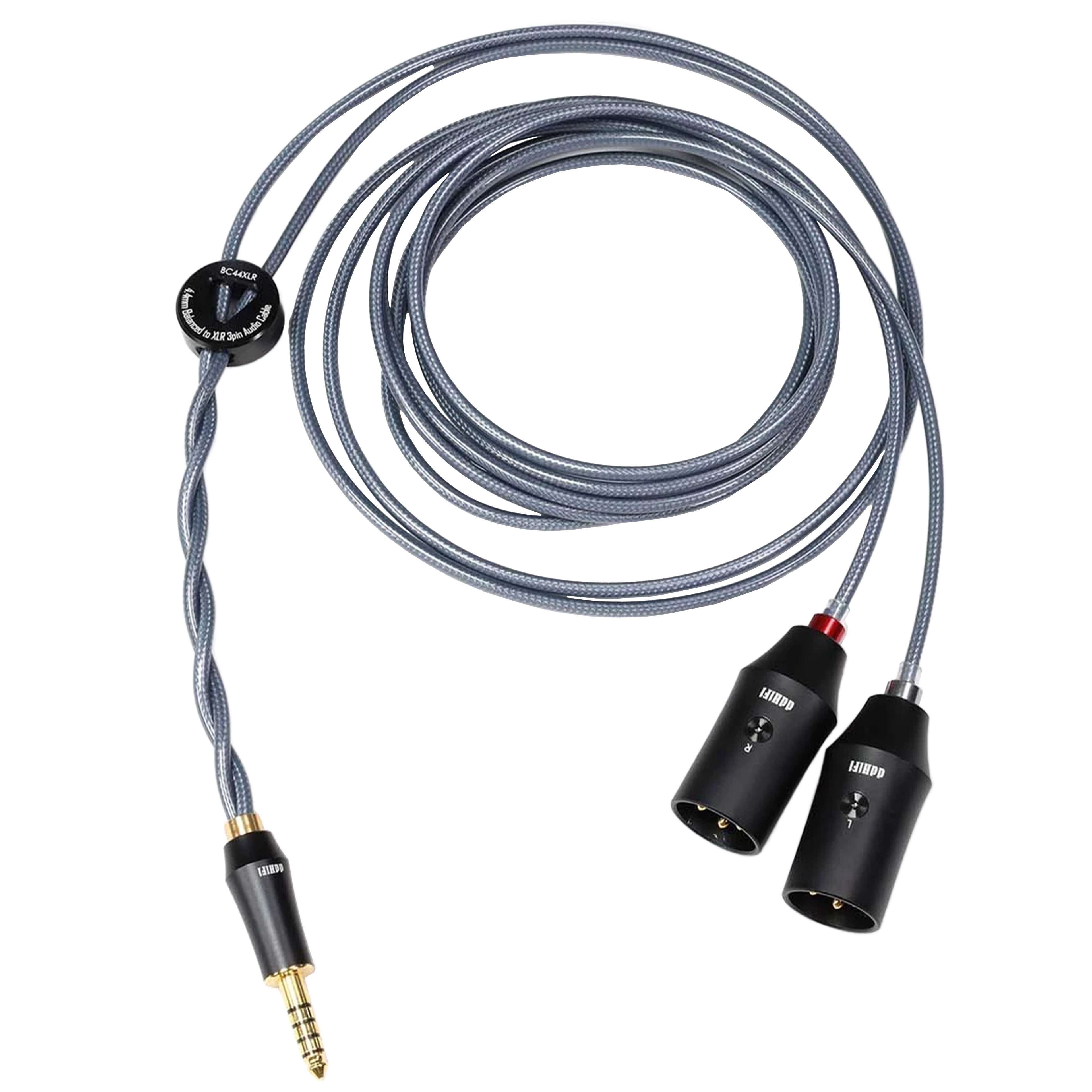 Câble Audio XLR Mâle / Jack 6,35 - 3 Mètres - PD Connex - Pour Enceintes, Sono, Home Studio