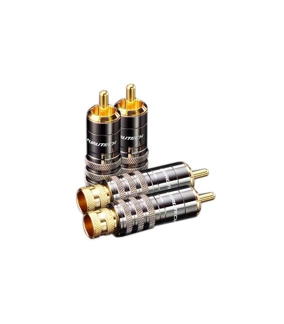 その他 FURUTECH FP-104(G) RCA plug FURUTECH FP-104 (G) Connecteurs RCA plaqué Or Ø8.3mm (Set x4