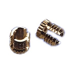Bouton Étoile Dia M5 Insert En Laiton Poignée Noir Fil Fem