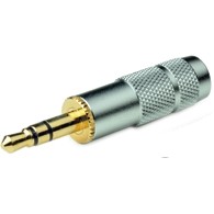 OYAIDE P-3.5G 3.5mm Stereo Jack Plug Connector Gold Ø6mm (Unit)