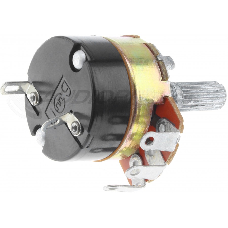 Boutons Potentiomètre Aluminium 6mm Pour Guitare/basse - Pack De 2 Noirs Avec Clé - Contrôle Volume/tone (axe Type D)