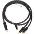 1877PHONO THE SPIRIT CB ST Phono Cable DIN Male Carbon - 2 RCA Black 1.5m