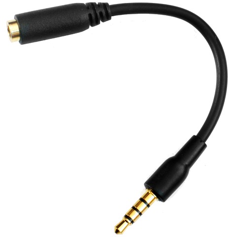 FIIO LU1 3.5mm male connector cable for smartphones 55mm