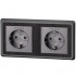 FURUTECH FT-SWS-D Wall outlet SCHUKO Rhodium