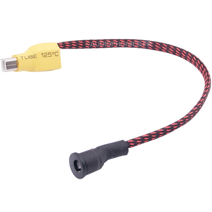 USBB Adapter Cable for 5.5 / 2.1mm Female Power Supply Audiophonics