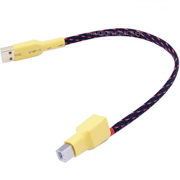 Audiophonics - Câble adaptateur USB-B pour alimentation externe USB-A