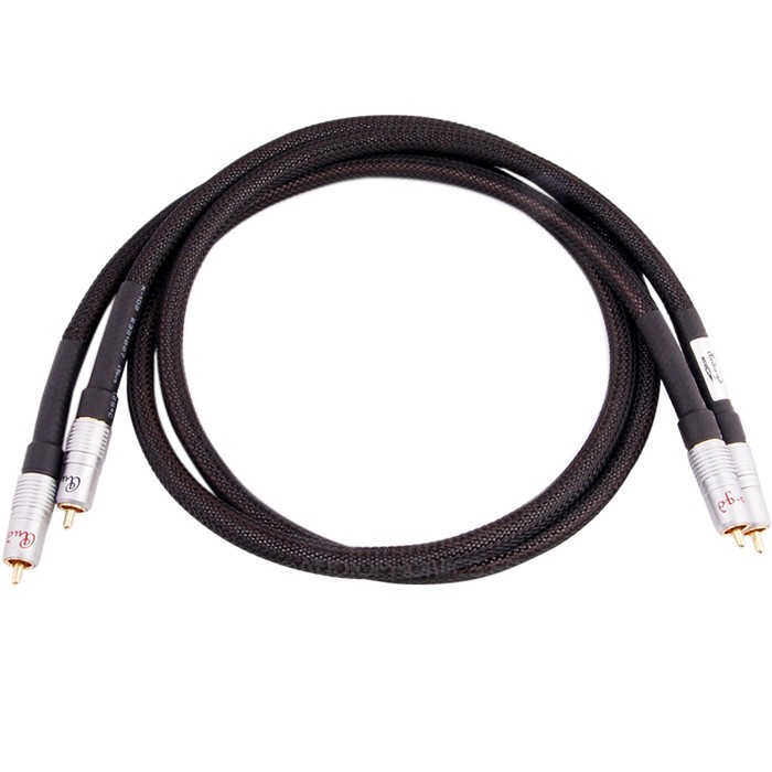 AUDIO-GD RCA-RCA Stereo Modulation Cable Gold Plated (Pair) 1m