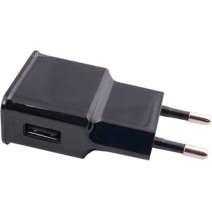 Smartphone USB Charger Power Supply 5V 2A Black