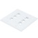 Keystone Plaque Murale Plastique modulaire 6 emplacements