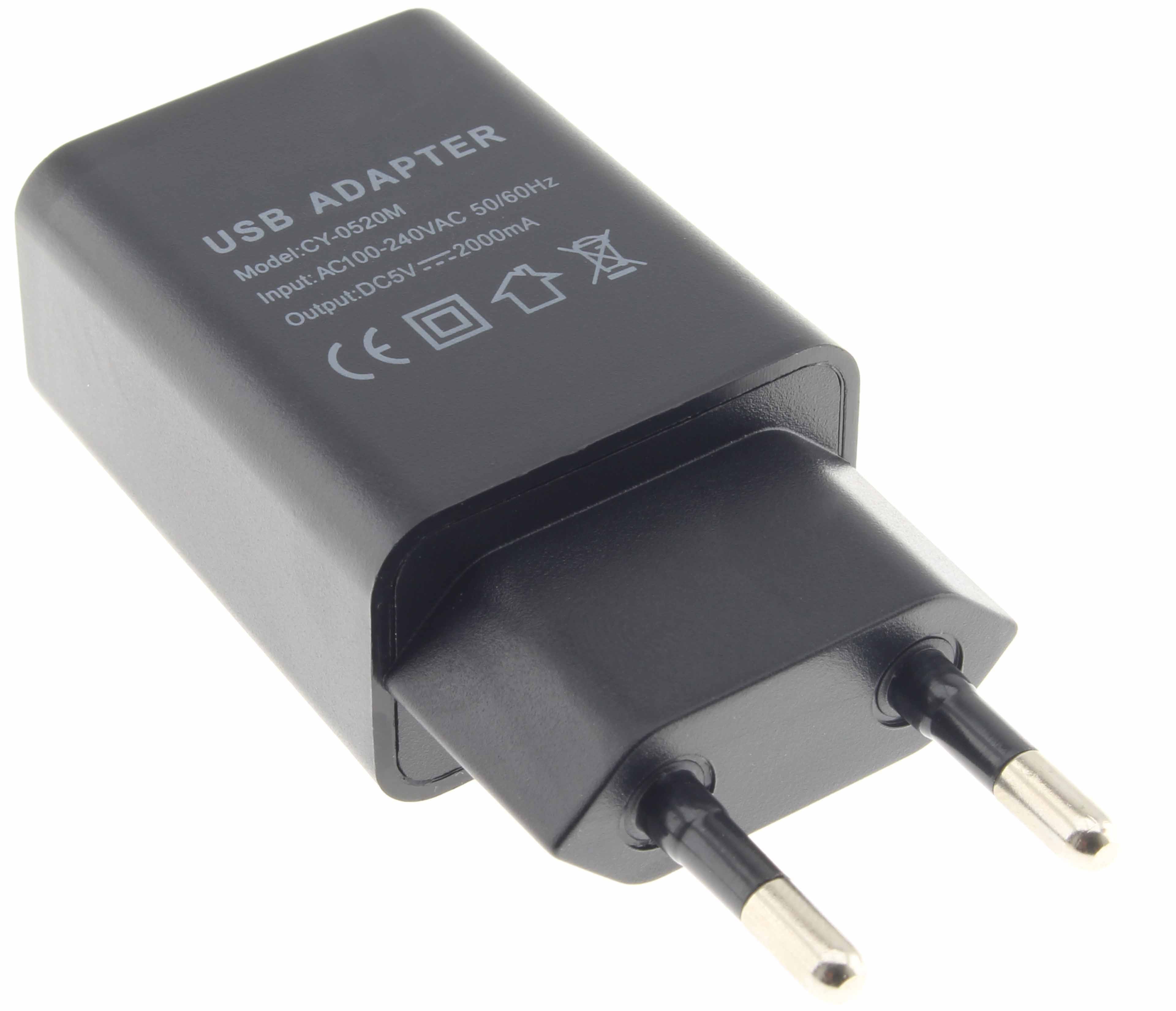 AC/DC Switching Adapter USB Power Supply 100-240V AC to 5V 2A DC