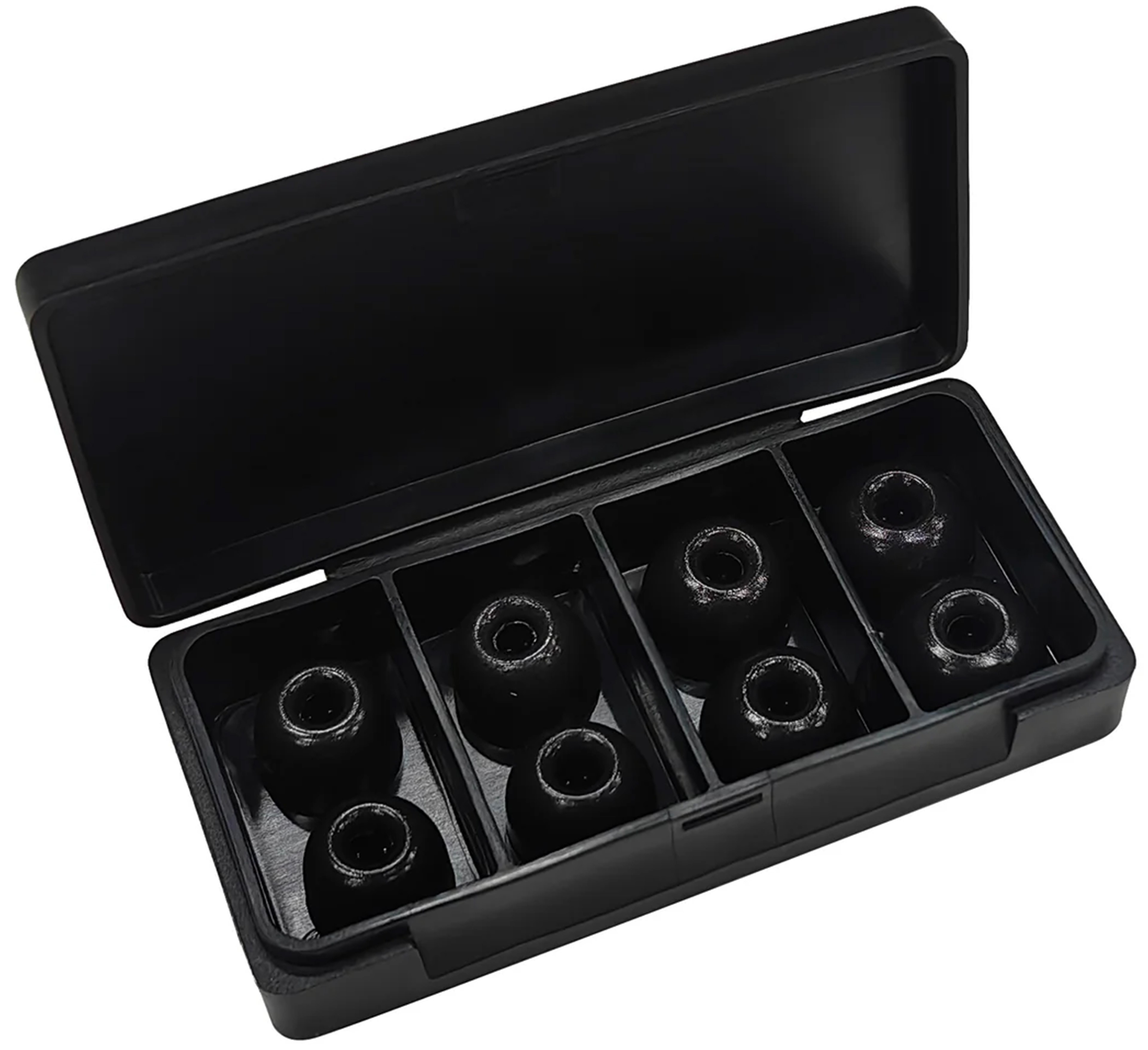 ROSESELSA NC200 Lot de 4 Paires d'Embouts (XS/S/M/L) en Mousse à Mémoire de Forme
