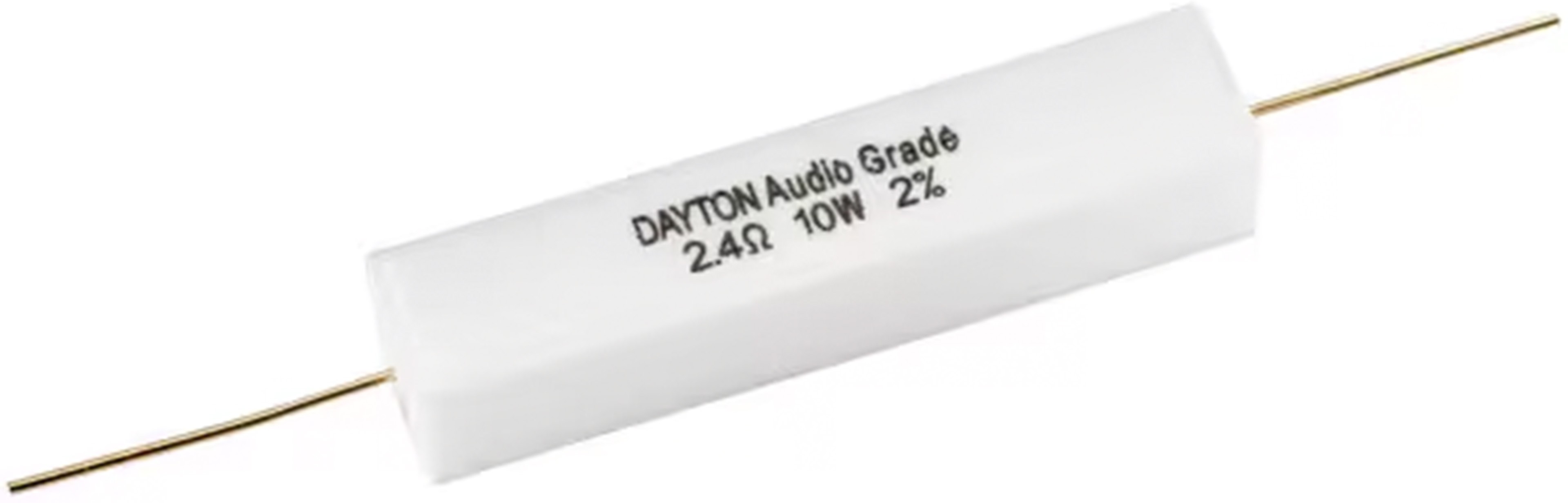 DAYTON AUDIO DNR Precision Ceramic Resistor 10W 2.4 Ohm