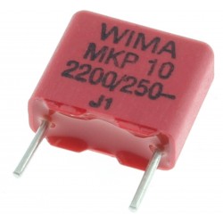 WIMA MKP 10 Polypropylene Capacitor 7.5mm 250V 2.2nF