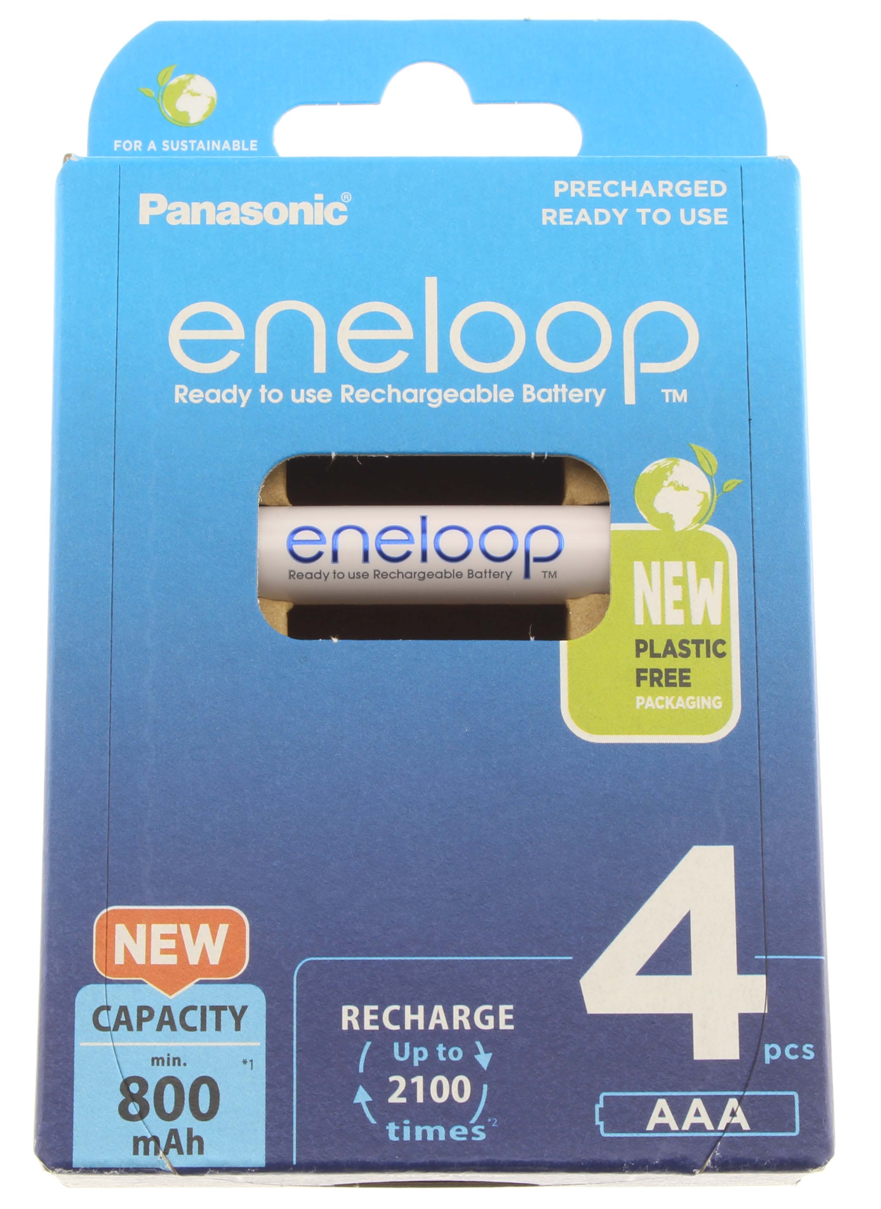 PANASONIC ENELOOP Rechargeable Battery NiMh AAA 1.2V 800mAh (Set x4)