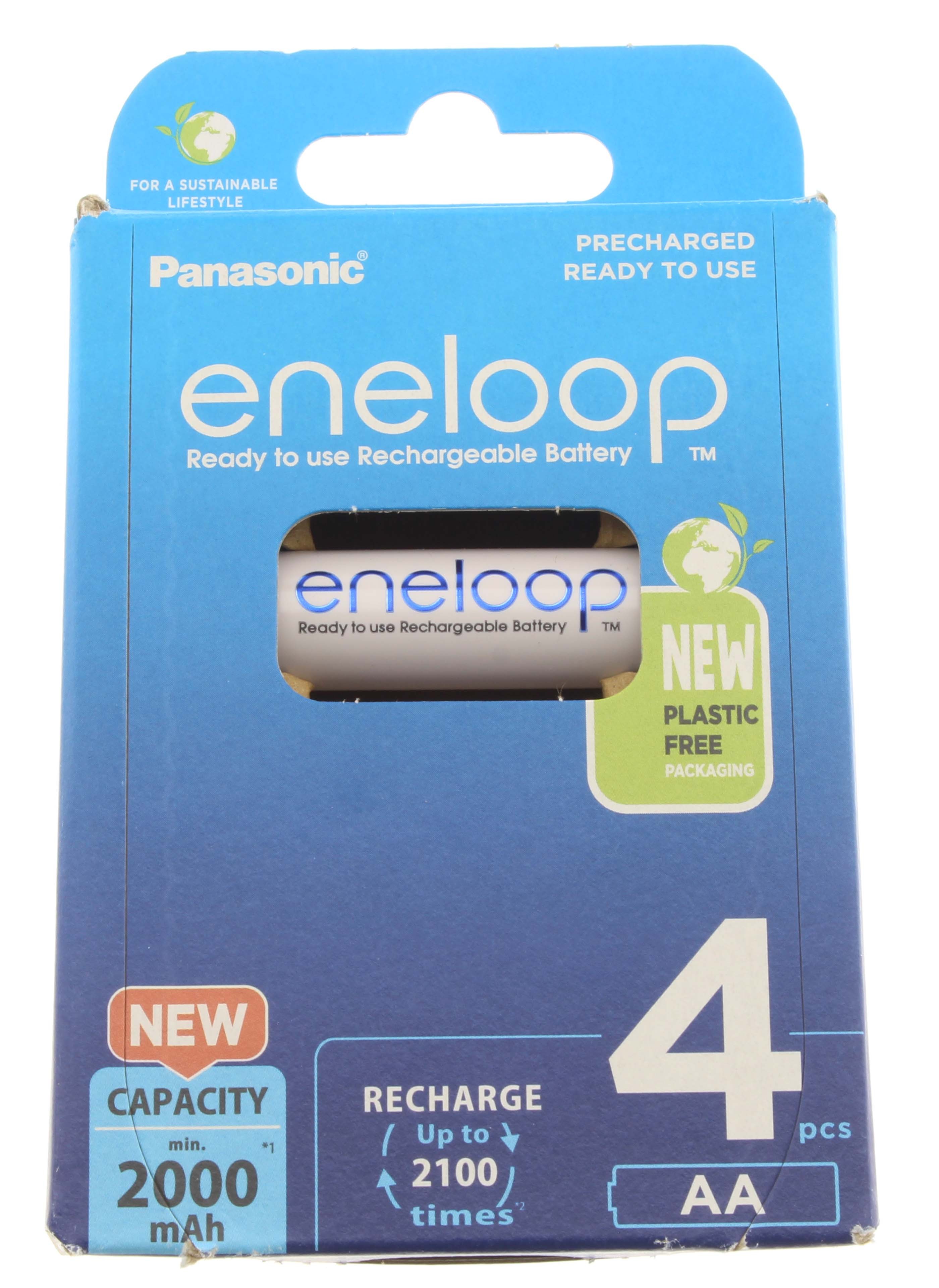 PANASONIC ENELOOP Rechargeable Battery NiMh AA 1.2V 2000mAh (Set x4)