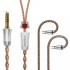 LETSHUOER LR-NEBULA Câble pour Écouteurs Jack 4.4mm vers CIEM 0.78mm Cuivre Monocristallin 6N 1.2m