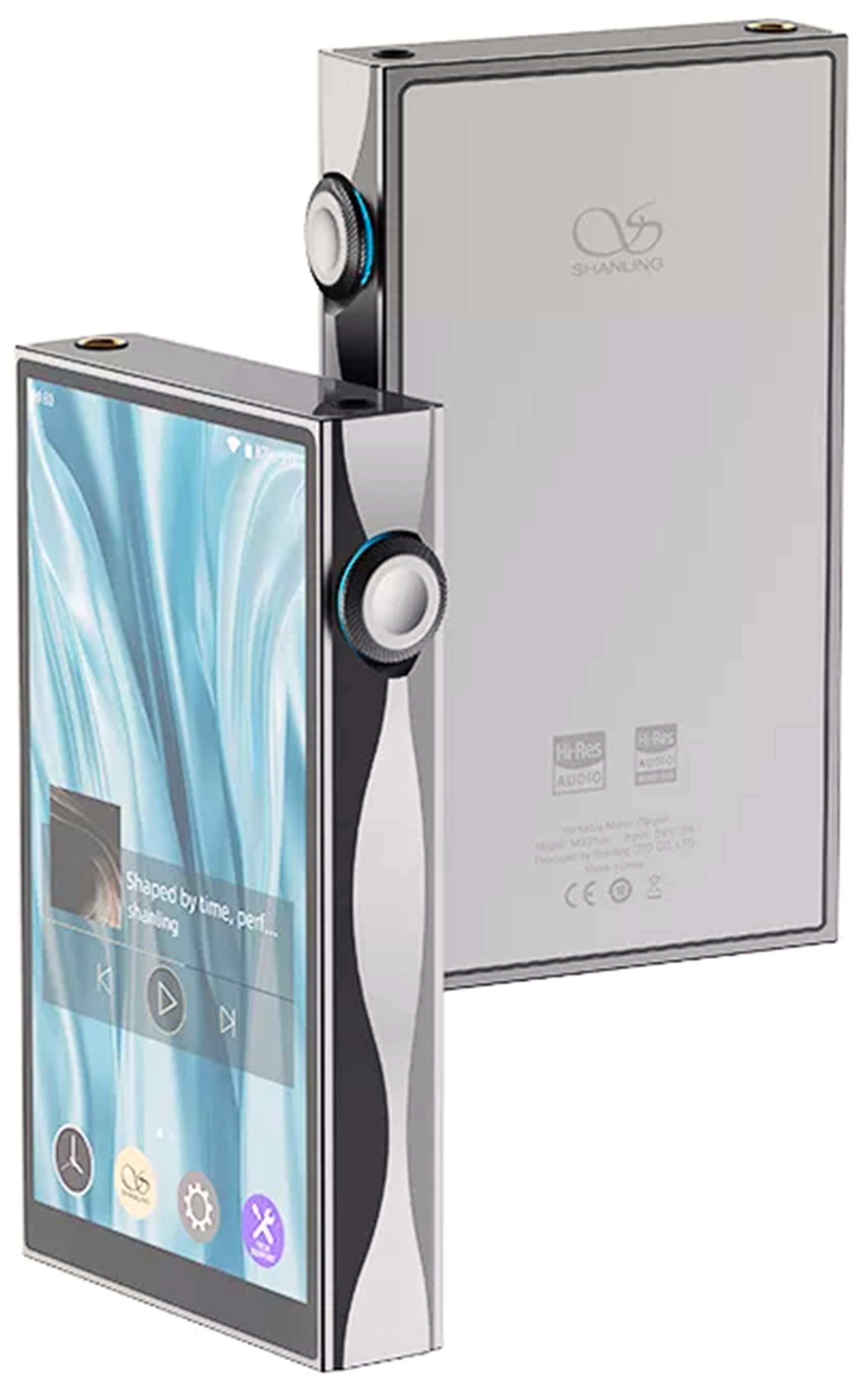 SHANLING M3 PLUS Baladeur Numérique DAP Bluetooth 5.0 WiFi 32bit 768kHz DSD512 Argent