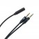 Y-splitter cable 3.5mm jack female to 2 3.5mm jack male 25cm