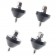 Pointe de découplage en Acier Inoxydable et Polymère Graphite M6 (Set x4)