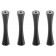 DDHIFI SR85 Pieds Aluminium pour Meuble HiFi 85mm Noir (Set x4)