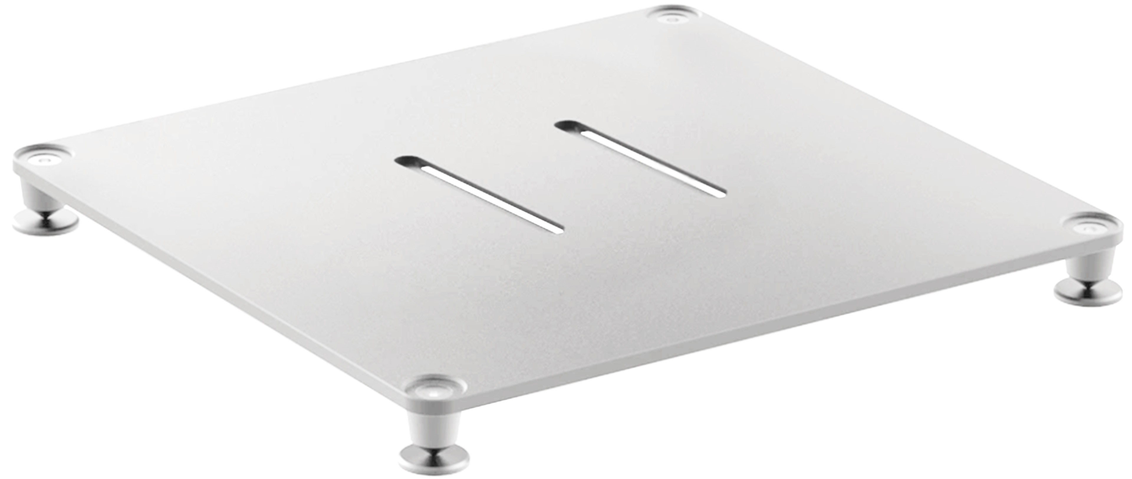 DDHIFI HS300 + BASE Aluminum Stand with Absorbers for HiFi Equipment 300x280x6mm Silver