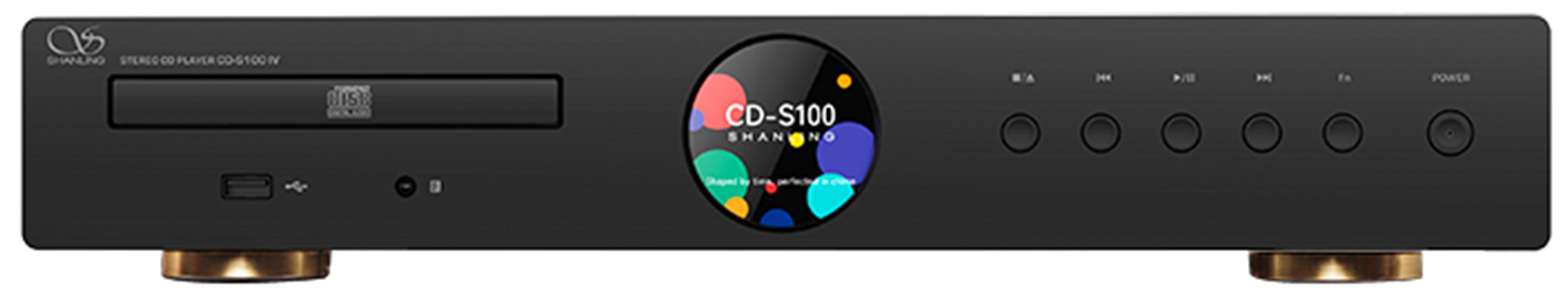 SHANLING CD-S100 V25 Lecteur CD DAC USB BD34352 32bit 768kHz DSD512 Noir