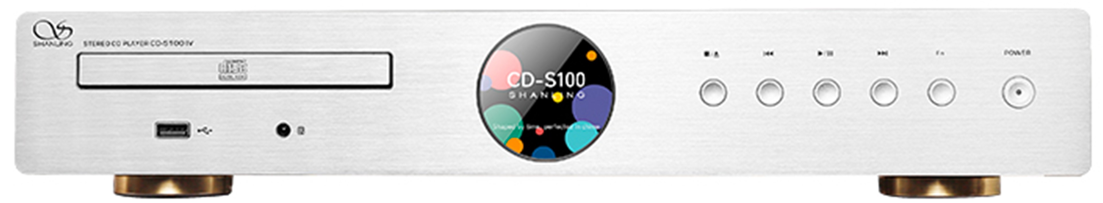 SHANLING CD-S100 V25 Lecteur CD DAC USB BD34352 32bit 768kHz DSD512 Argent