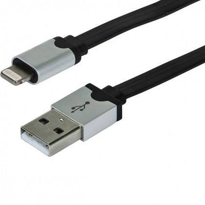 Câble Apple lightning™ (iPod/iPhone/iPad) vers USB A 90cm Noir