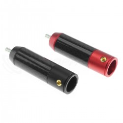 VIBORG VR106G Male RCA Connectors Pure Silver PTFE Ø11mm (Pair)