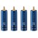 RAMM AUDIO 30891GTC Connecteurs RCA Cuivre Tellurium Plaqué Or Traitement Cryogénique Ø10mm (Set x4)