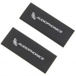 AUDIOPHONICS Gaines Thermorétractables pour Câbles 3:1 Ø12mm Noir (x2)
