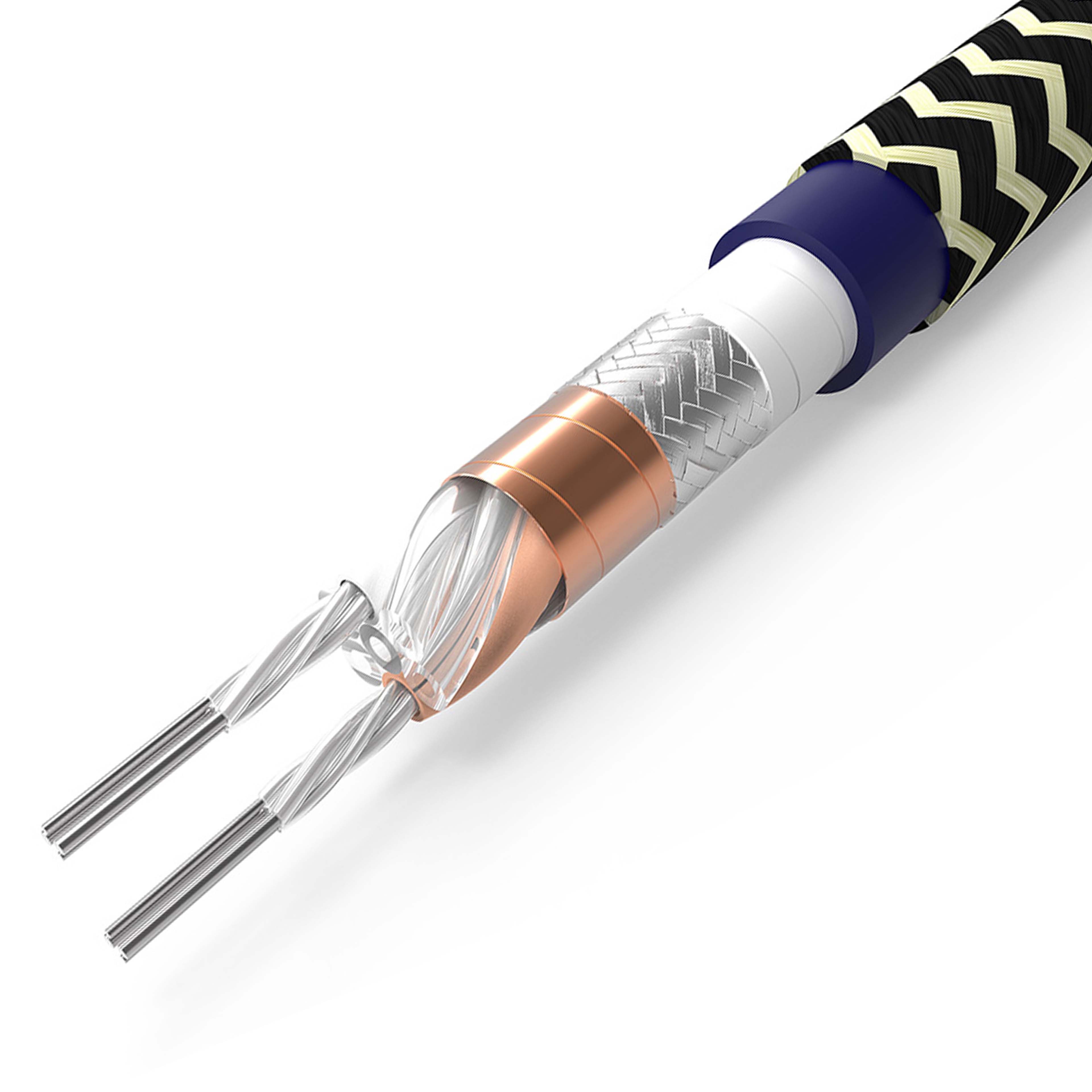 [GRADE S] NEOTECH NEI-1001 II Interconnect Cable Balanced UP-OCC Silver 2x1.17mm² Triple Shielding 0.9m