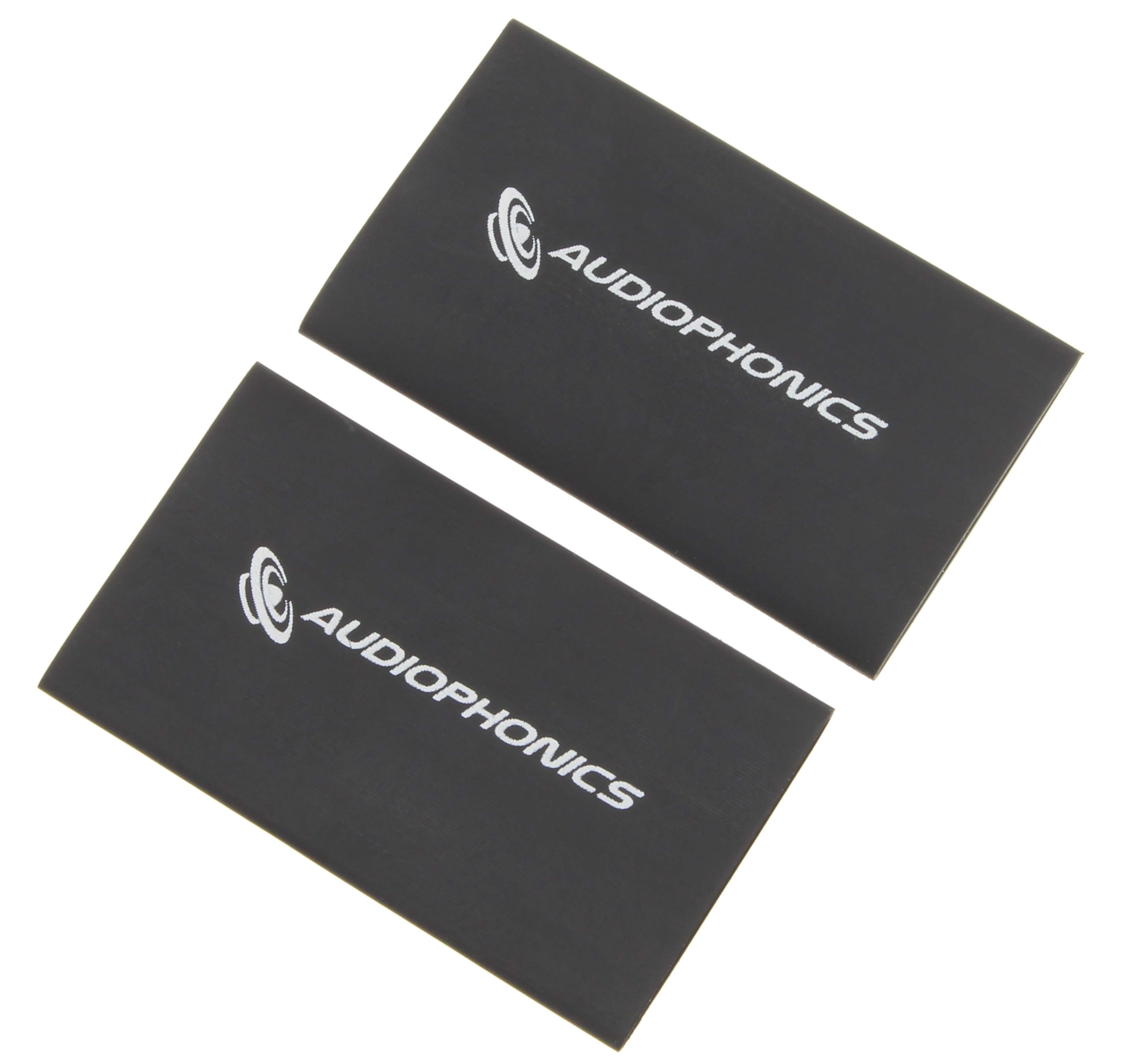 AUDIOPHONICS Gaines Thermorétractables pour Câbles 3:1 Ø18mm Noir (x2)