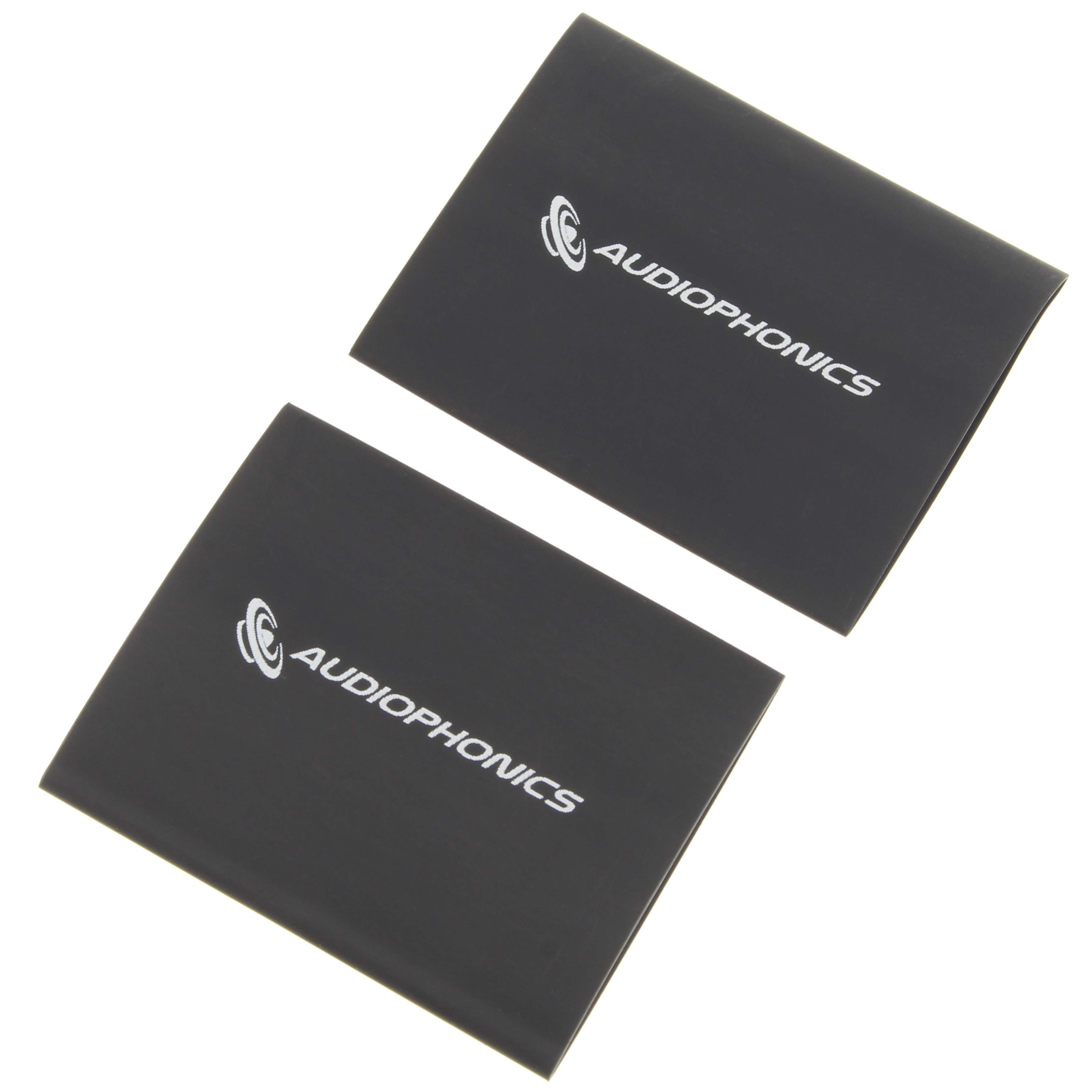 AUDIOPHONICS Gaines Thermorétractables pour Câbles 3:1 Ø25mm Noir (x2)