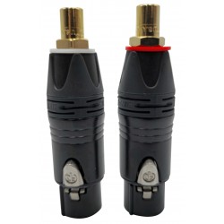 LAIV XTR XLR to RCA Adapter (Pair)
