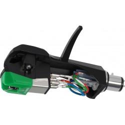 AUDIO-TECHNICA AT-VM95E/H Cellule Phono Stéréo Elliptique avec Porte-Cellule AT-HS6