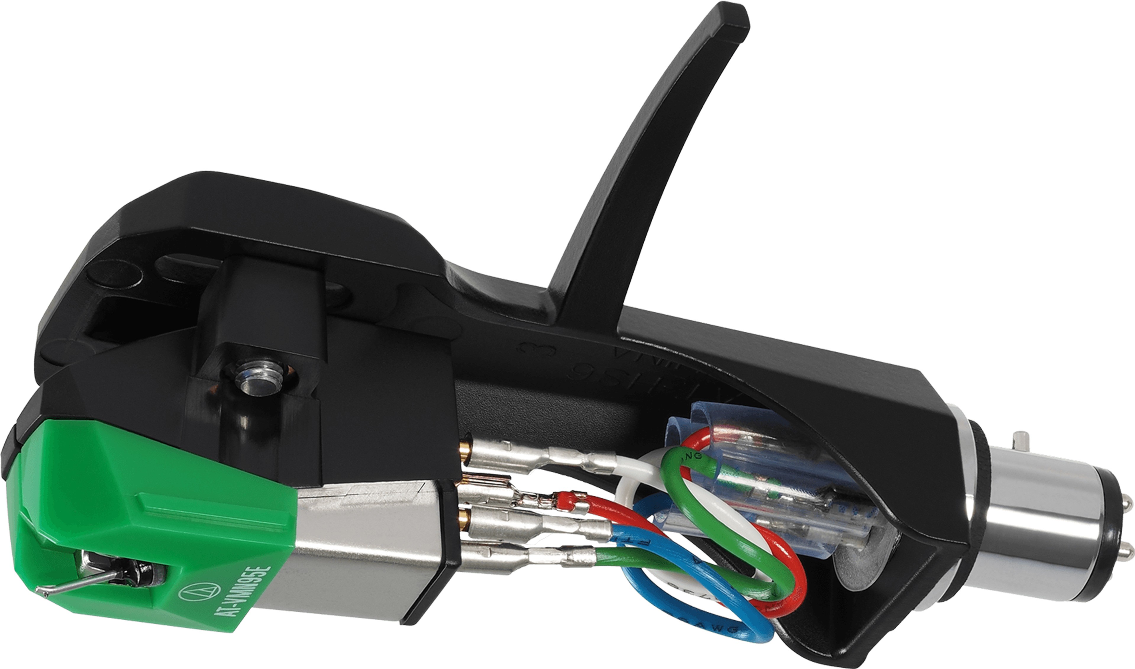 AUDIO-TECHNICA AT-VM95E/H Elliptical Stereo Phono Cartridge with AT-HS6 Headshell